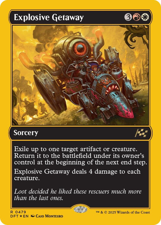 Explosive Getaway (First-Place Foil) (479) (DFT)