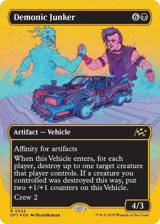 Image for Demonic Junker (Borderless) (First-Place Foil) (524) (DFT) - Magic: The Gathering