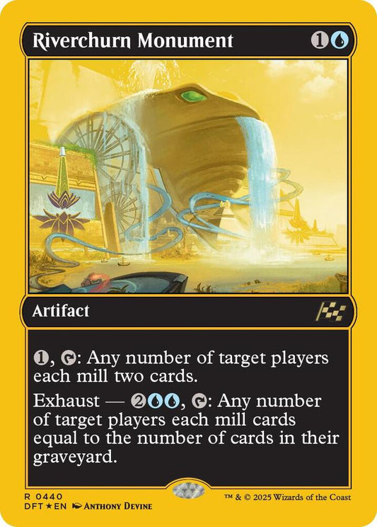 Image for Riverchurn Monument (First-Place Foil) (440) (DFT) - Magic: The Gathering