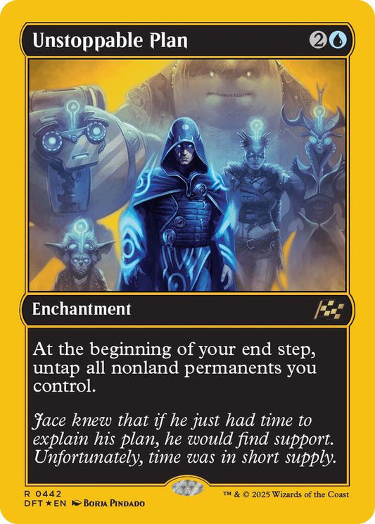 Image for Unstoppable Plan (First-Place Foil) (442) (DFT) - Magic: The Gathering