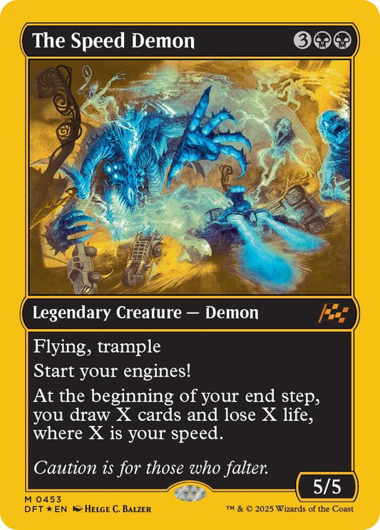Image for The Speed Demon (First-Place Foil) (453) (DFT) - Magic: The Gathering