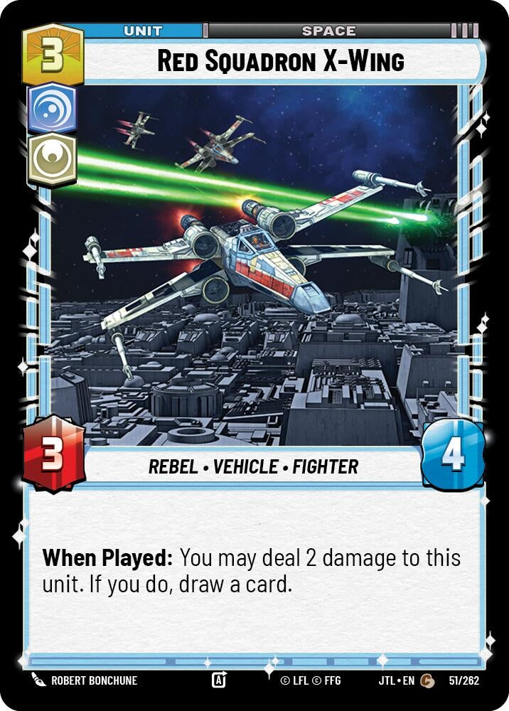 Red Squadron X-Wing (051/262) (JTL)
