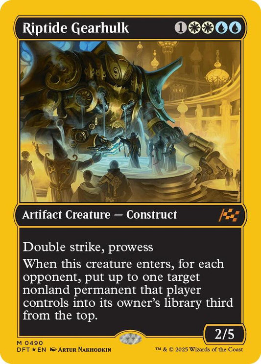 Image for Riptide Gearhulk (First-Place Foil) (490) (DFT) - Magic: The Gathering