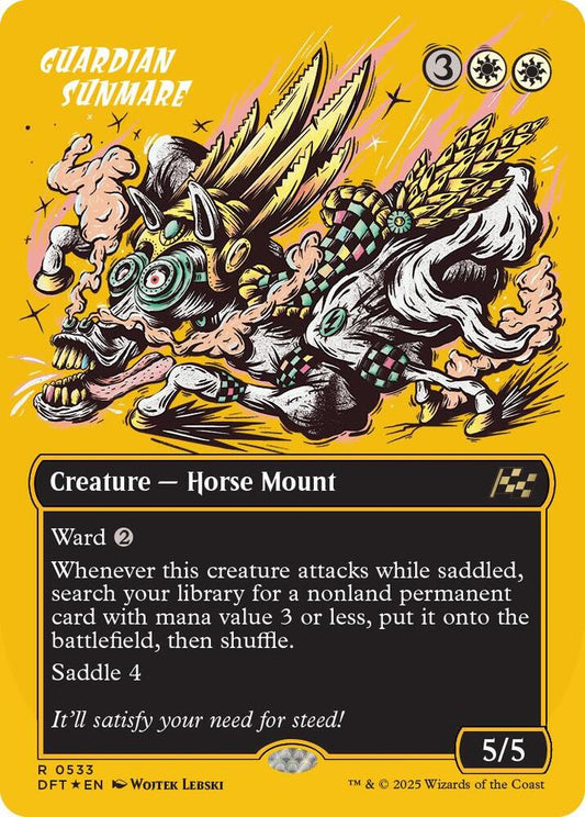 Image for Guardian Sunmare (Borderless) (First-Place Foil) (533) (DFT) - Magic: The Gathering