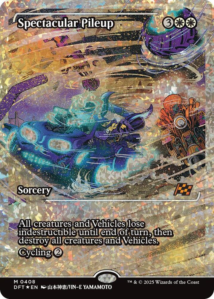 Spectacular Pileup (Showcase) (Fracture Foil) (408) (DFT)