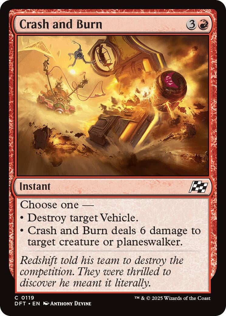 Crash and Burn (119) (DFT)