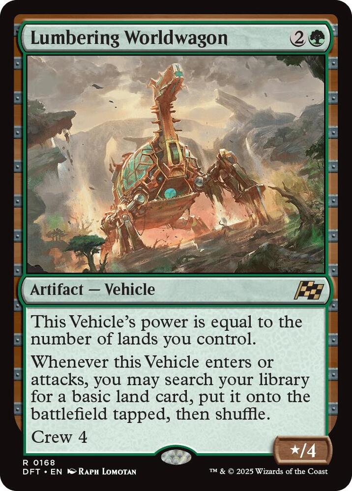Lumbering Worldwagon (168) (DFT)