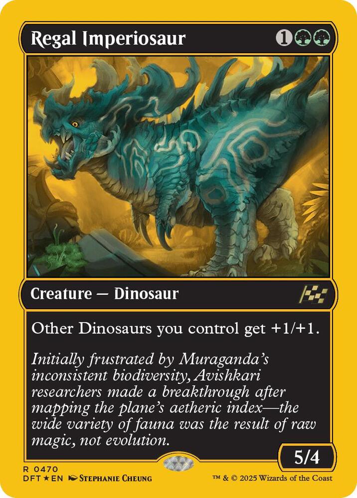 Regal Imperiosaur (First-Place Foil) (470) (DFT)