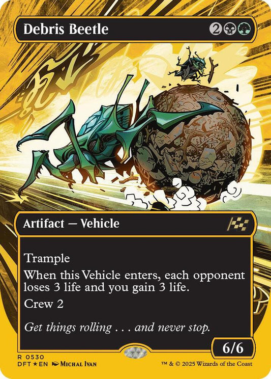 Image for Debris Beetle (Borderless) (First-Place Foil) (530) (DFT) - Magic: The Gathering