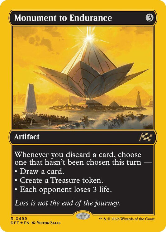 Image for Monument to Endurance (First-Place Foil) (499) (DFT) - Magic: The Gathering