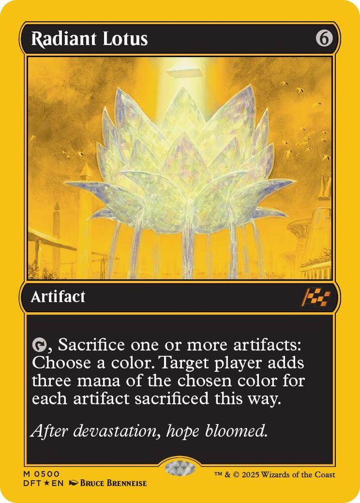 Radiant Lotus (First-Place Foil) (500) (DFT)