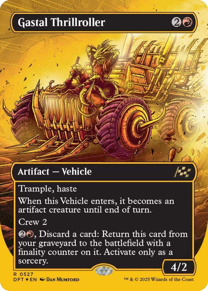 Gastal Thrillroller (Borderless) (First-Place Foil) (527) (DFT)