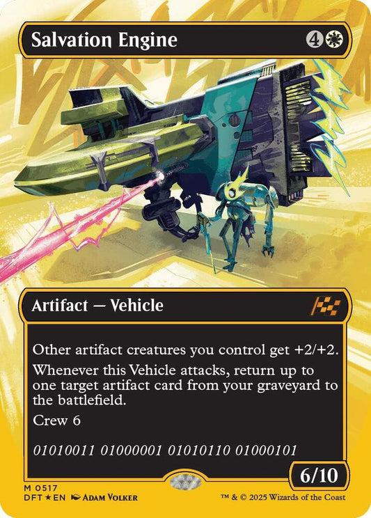Image for Salvation Engine (Borderless) (First-Place Foil) (517) (DFT) - Magic: The Gathering
