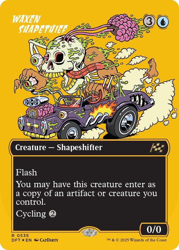 Waxen Shapethief (Borderless) (First-Place Foil) (535) (DFT)