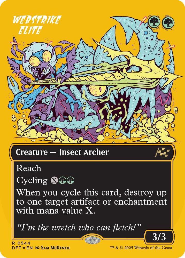 Webstrike Elite (Borderless) (First-Place Foil) (544) (DFT)