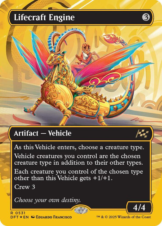 Image for Lifecraft Engine (Borderless) (First-Place Foil) (531) (DFT) - Magic: The Gathering