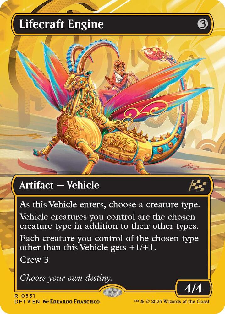 Lifecraft Engine (Borderless) (First-Place Foil) (531) (DFT)