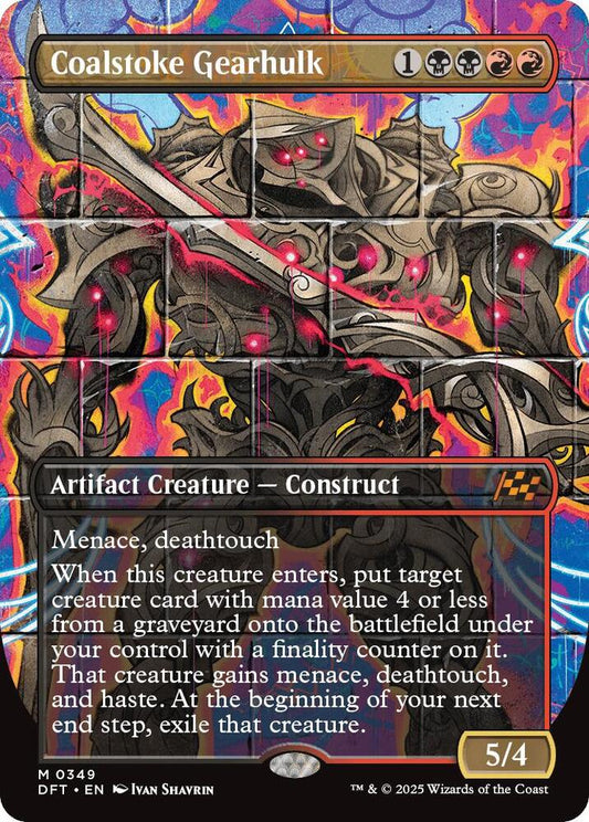 Image for Coalstoke Gearhulk (Borderless) (349) (DFT) - Magic: The Gathering