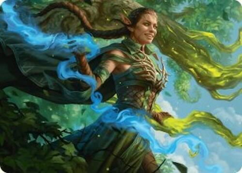 Nissa, Worldsoul Speaker Art Card (31) (ASDFT)