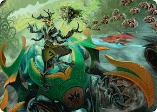 Aatchik, Emerald Radian Art Card (15/54) (15) (ASDFT)