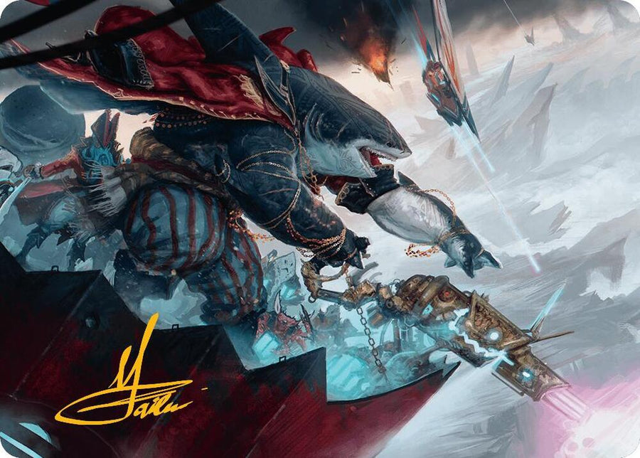 Captain Howler, Sea Scourge Art Card (16/54) (Gold-Stamped Signature) (16) (ASDFT)