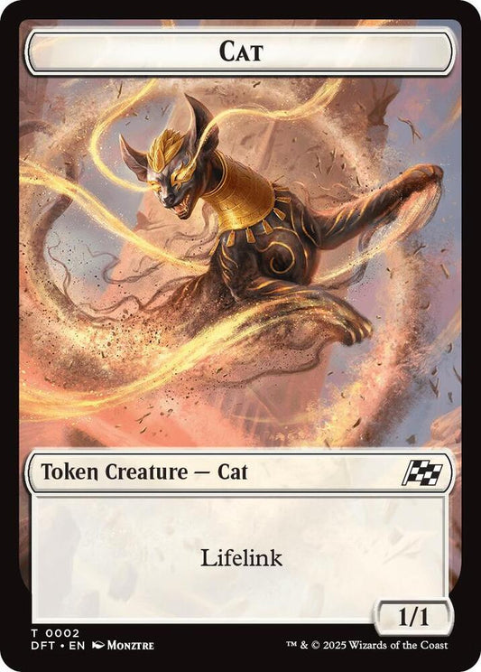 Image for Cat // Thopter (0010) Double-Sided Token (2 // 10) (DFT) - Magic: The Gathering