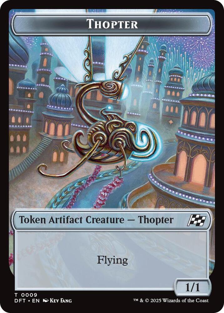 Thopter (0009) // Treasure Double-Sided Token (9 // 11) (DFT)