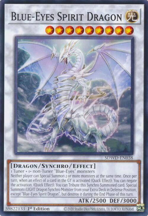 Blue-Eyes Spirit Dragon (SDWD-EN038) (SDWD)