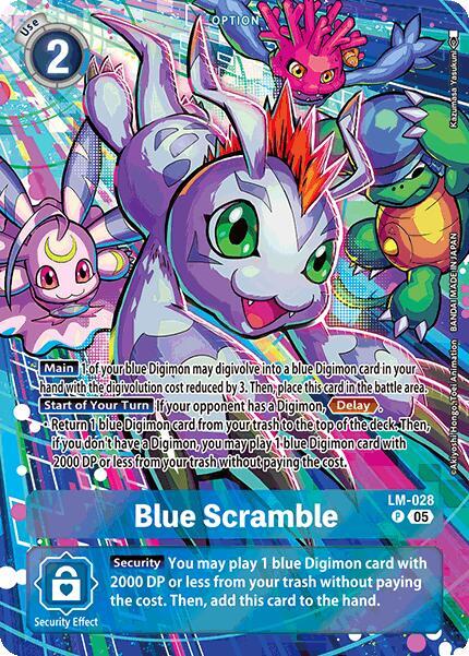 Blue Scramble (Alternate Art) (LM-028 P) (ST-20)