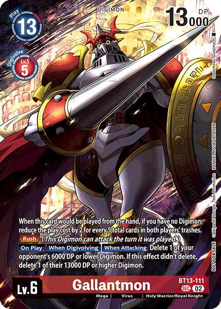 Gallantmon (Limited Card Pack) (BT13-111 SEC) (BT-21)