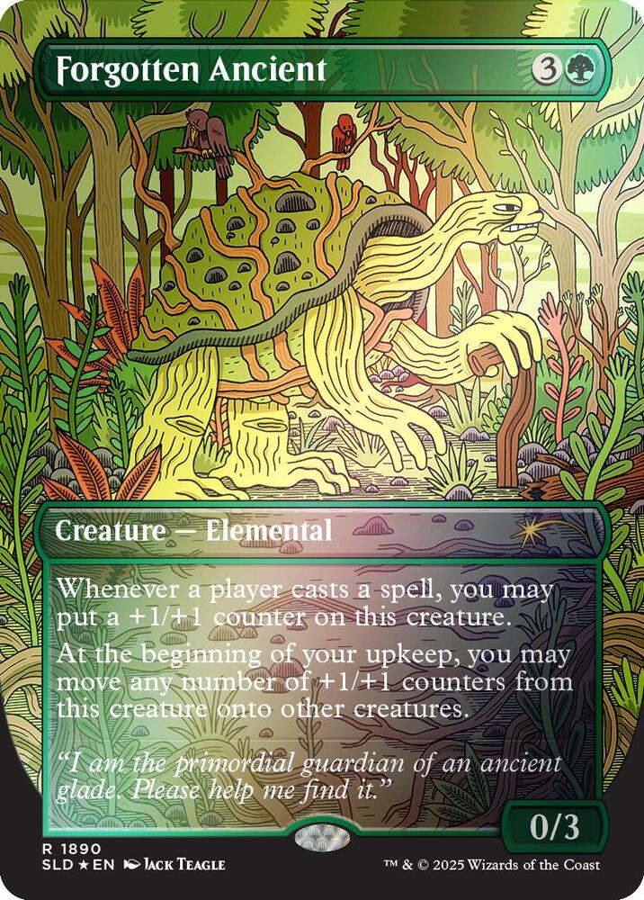 Forgotten Ancient (Rainbow Foil) (1890) (SLD)