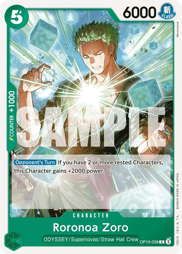 Roronoa Zoro (038) (OP10-038) (OP10)