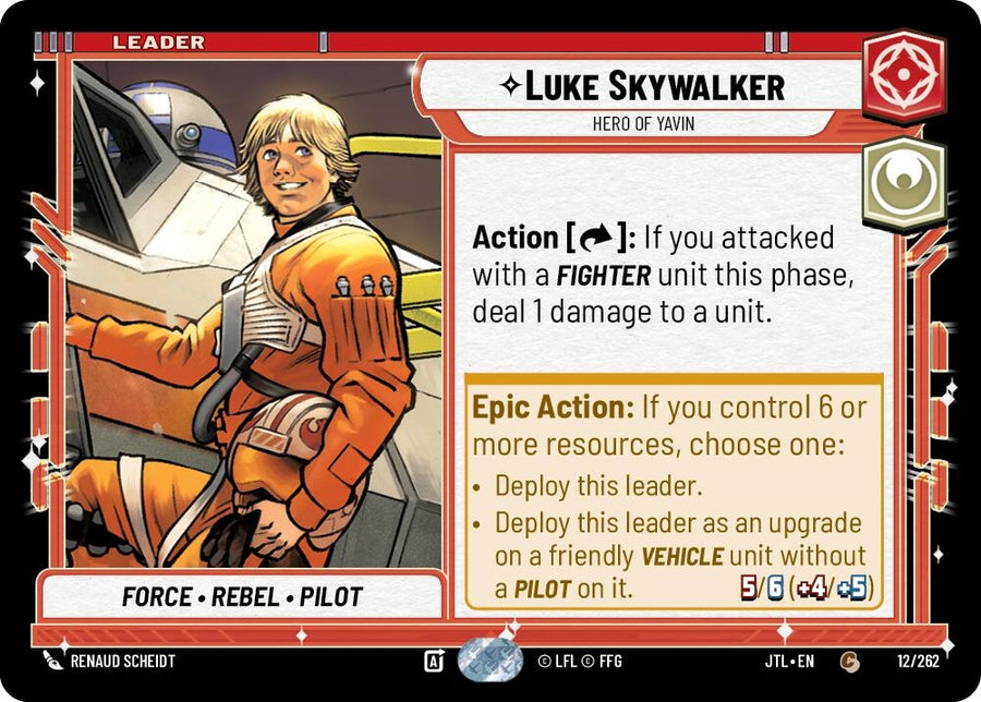 Luke Skywalker - Hero of Yavin (012/262) (JTL)