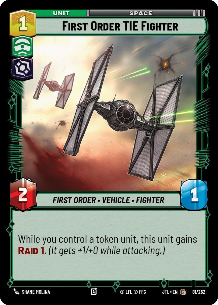 First Order TIE Fighter (081/262) (JTL)