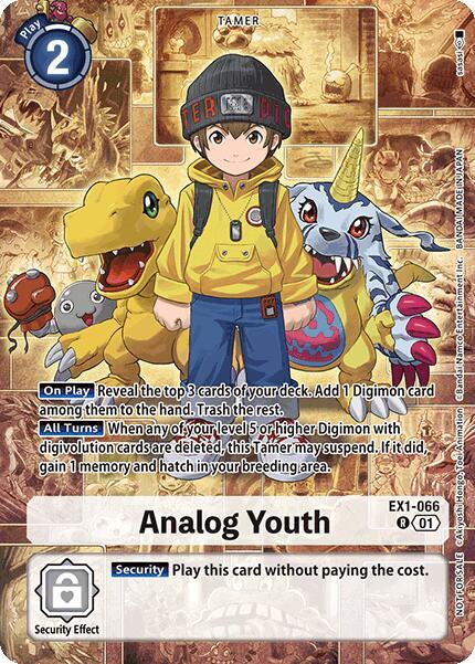 Analog Youth (Limited Card Pack) (EX1-066 R) (BT-21)