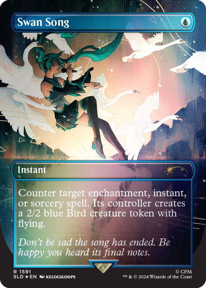 Swan Song (1591) (Rainbow Foil) (1591) (SLD)