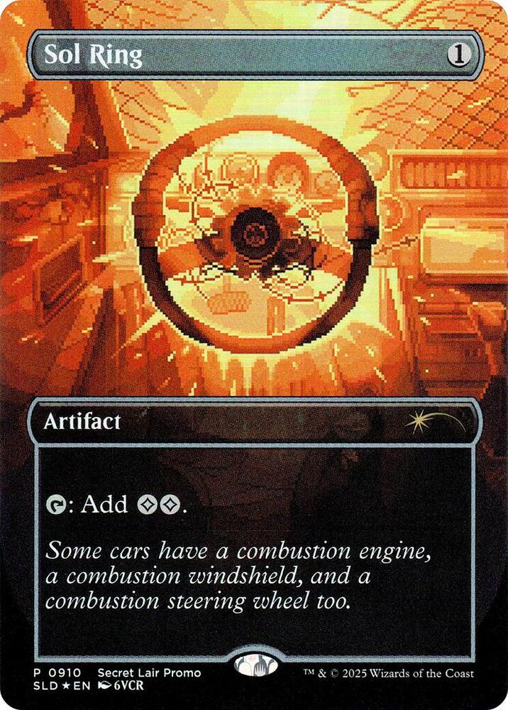 Sol Ring (0910) (Rainbow Foil) (910) (SLD)