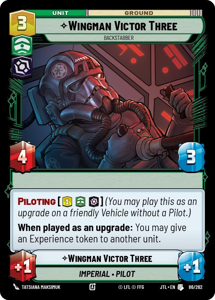 Wingman Victor Three - Backstabber (086/262) (JTL)