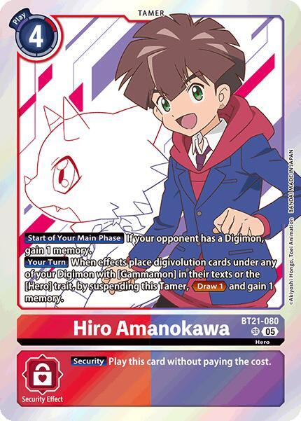 Hiro Amanokawa (BT21-080 SR) (BT-21)