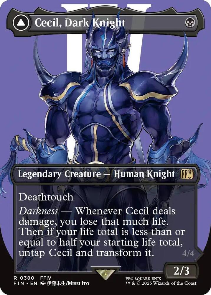 Cecil, Dark Knight (Borderless) (380) (FIN)