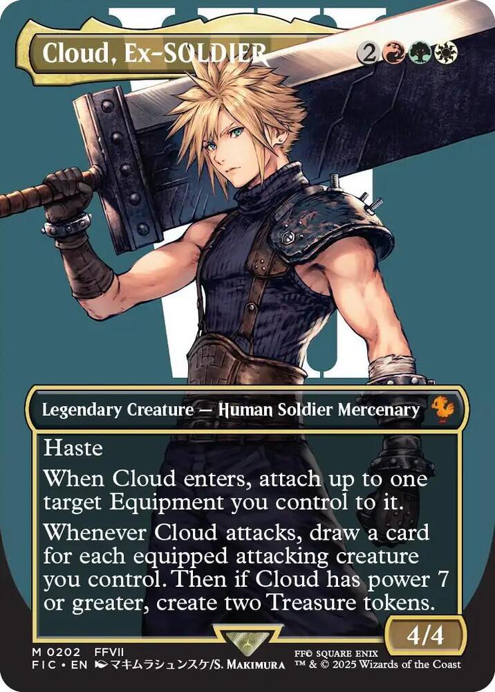 Cloud, Ex-SOLDIER (Borderless) (202) (FIC)