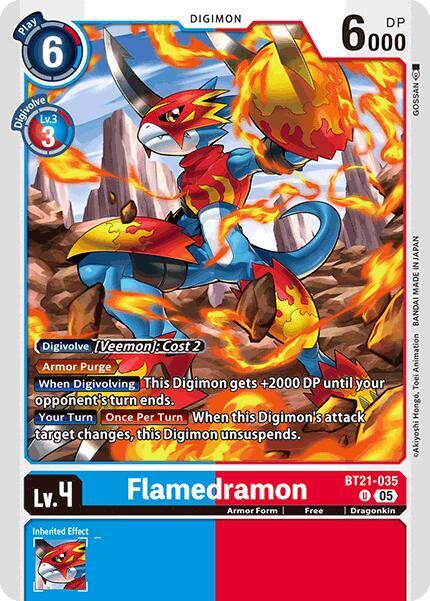 Flamedramon (BT21-035 U) (BT-21)