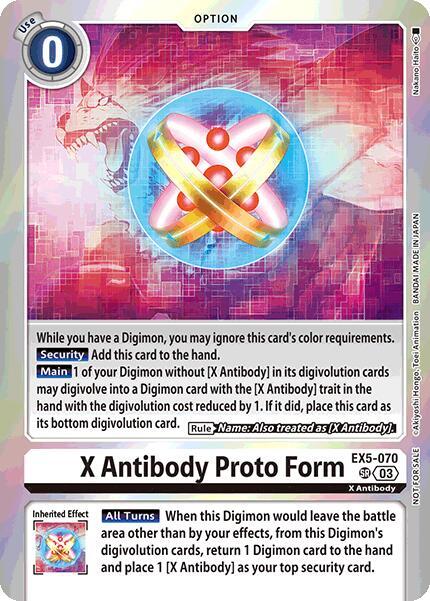 X Antibody Proto Form (Special Event Pack 2025) (EX5-070 SR) (EX-05)