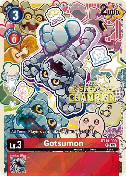 Gotsumon (2025 Regionals Champion) (BT14-009 C) (BT-14)