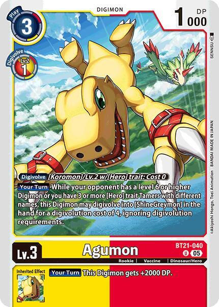 Agumon - BT21-040 (BT21-040 U) (BT-21)