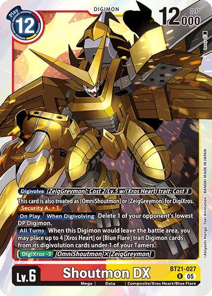 Shoutmon DX (BT21-027 R) (BT-21)