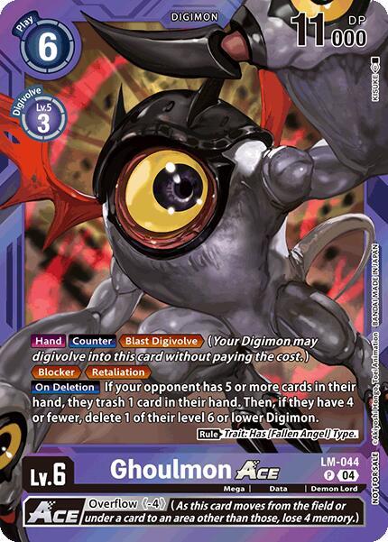 Ghoulmon ACE (Limited Card Pack) (LM-044 P) (BT-21)