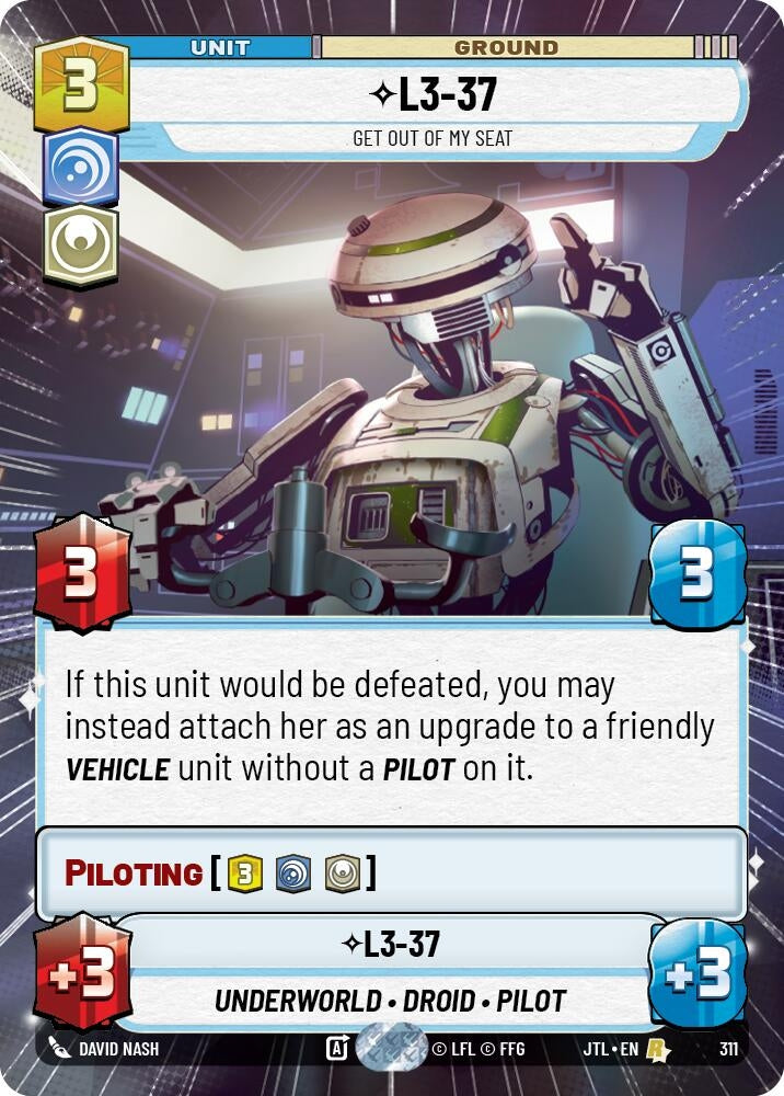 L3-37 - Get Out Of My Seat (Hyperspace) (311) (JTL)