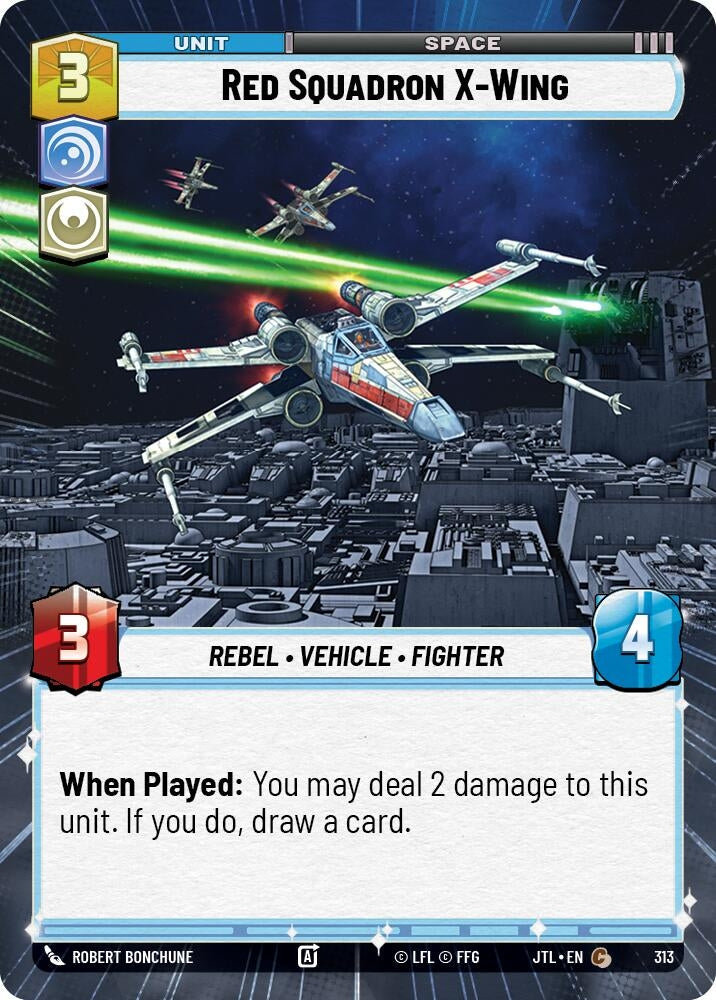Red Squadron X-Wing (Hyperspace) (313) (JTL)