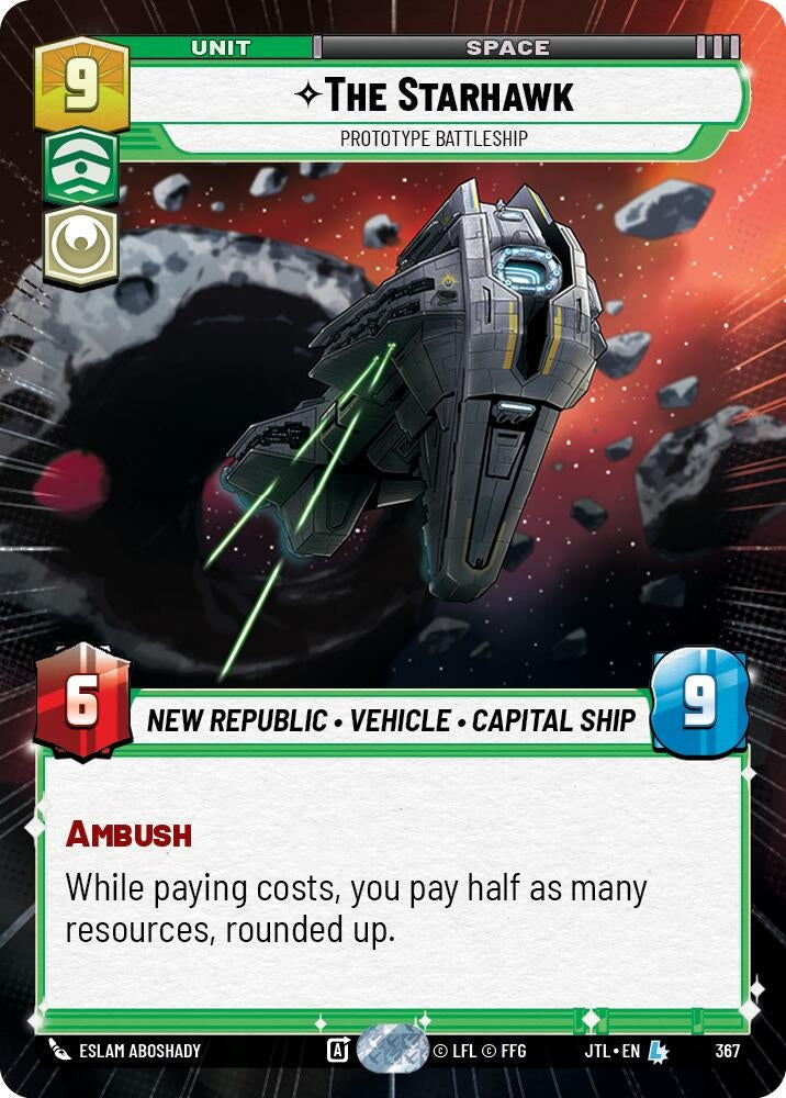 The Starhawk - Prototype Battleship (Hyperspace) (367) (JTL)